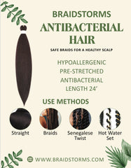 Anti-Bacterial / Itch-Free Braiding Hair