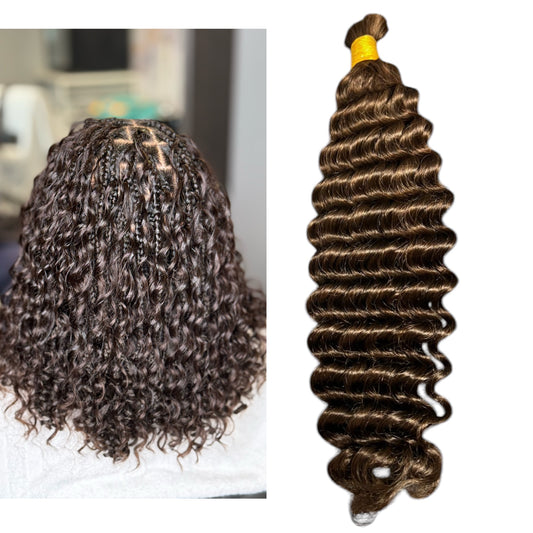 100% deep waves Human Hair Bulk